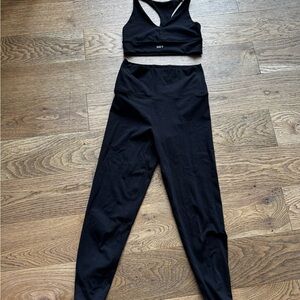 SET Active Black Leggings and Top Set